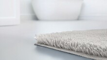 Badematte >MOLENA< in kiesel, 100% Polyester MAGICSOFT - 100x60x2,8cm (LxBxH)