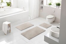 Badematte >MOLENA< in cappuccino, 100% Polyester MAGICSOFT - 100x60x2,8 (LxBxH)