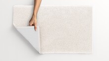 Badematte >MOLENA< in kiesel, 100% Polyester MAGICSOFT - 120x70x2,8cm (LxBxH)
