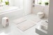 Badematte >MOLENA< in kiesel, 100% Polyester MAGICSOFT - 120x70x2,8cm (LxBxH)