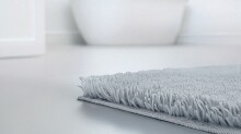 Badematte >MOLENA< in grau, 100% Polyester MAGICSOFT - 120x70x2,8cm (LxBxH)