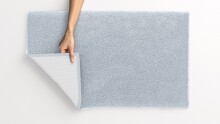 Badematte >MOLENA< in grau, 100% Polyester MAGICSOFT - 120x70x2,8cm (LxBxH)