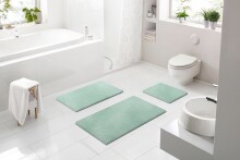 Badematte >MOLENA< in salbei, 100% Polyester MAGICSOFT - 120x70x2,8cm (LxBxH)