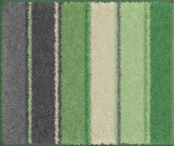 Badematte >SUMMERTIME< in grün, 100% Polyacryl SUPERSOFT - 60x50x2cm (LxBxH)