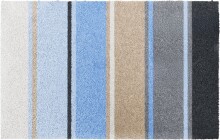 Badematte >SUMMERTIME< in blau, 100% Polyacryl...