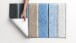 Badematte >SUMMERTIME< in blau, 100% Polyacryl SUPERSOFT - 115x65x1,8cm (LxBxH)
