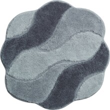 Badematte >CARMEN< in grau, 100% Polyacryl...