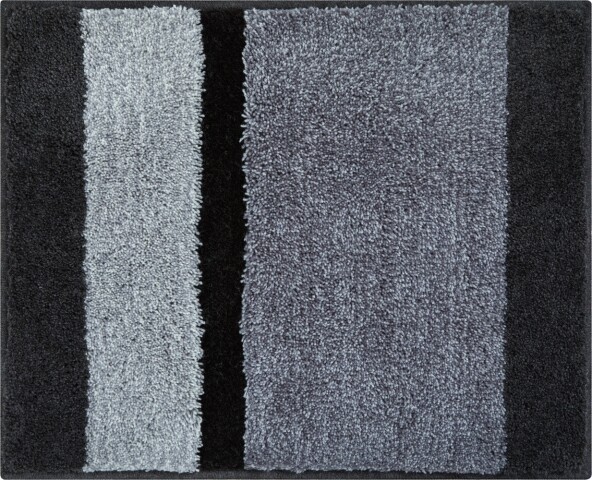 Badematte >ROOM< in anthrazit, 100% Polyacryl SUPERSOFT - 60x50x2,4cm (LxBxH)