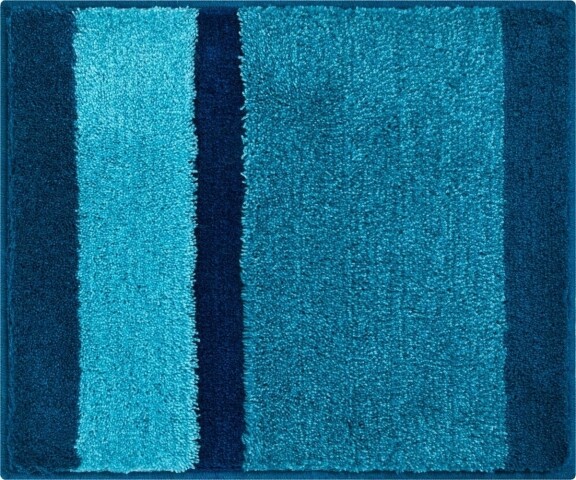 Badematte >ROOM< in türkis, 100% Polyacryl SUPERSOFT - 60x50x2,4cm (LxBxH)