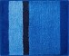 Badematte >ROOM< in blau, 100% Polyacryl SUPERSOFT - 60x50x2,4cm (LxBxH)