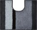 Badematte >ROOM< in anthrazit, 100% Polyacryl SUPERSOFT - 60x50x2,4cm (LxBxH)