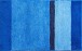 Badematte >ROOM< in blau, 100% Polyacryl SUPERSOFT - 100x60x2,4cm (LxBxH)