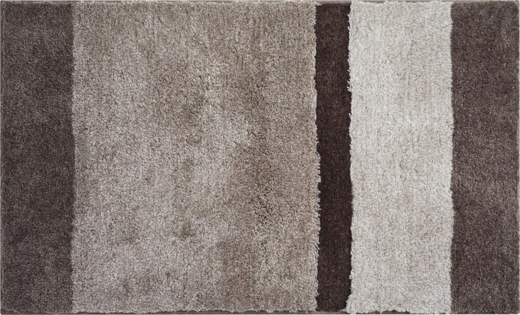 Badematte >ROOM< in taupe, 100% Polyacryl SUPERSOFT - 100x60x2,4cm (LxBxH)