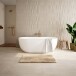 Badematte >ELYSIA< in beige, 100% Polyester MAGICSOFT - 100x60x2,5cm (LxBxH)