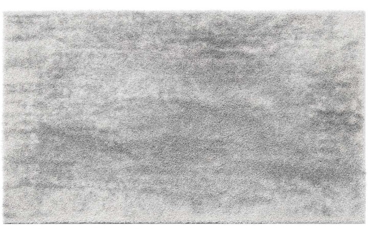 Badematte >ELYSIA< in silber, 100% Polyester MAGICSOFT - 120x70x2,5cm (LxBxH)