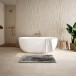 Badematte >ELYSIA< in anthrazit, 100% Polyester MAGICSOFT - 120x70x2,5cm (LxBxH)