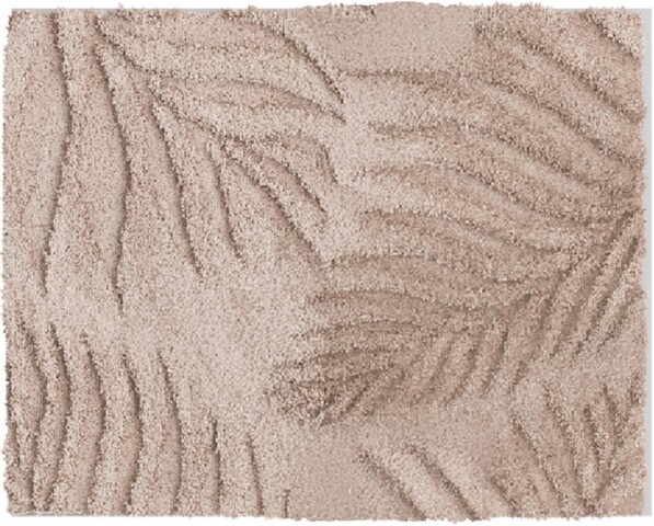 Badematte >FERYA< in beige, 100% Polyester MAGICSOFT - 60x50x1,8cm (LxBxH)