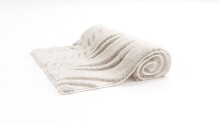 Badematte >FERYA< in natur, 100% Polyester MAGICSOFT - 100x60x1,8cm (LxBxH)