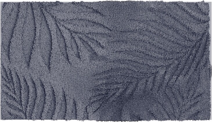Badematte >FERYA< in anthrazit, 100% Polyester MAGICSOFT - 100x60x1,8cm (LxBxH)
