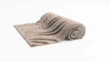 Badematte >FERYA< in beige, 100% Polyester MAGICSOFT - 120x70x1,8cm (LxBxH)