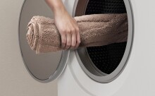 Badematte >FERYA< in beige, 100% Polyester MAGICSOFT - 120x70x1,8cm (LxBxH)