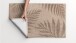 Badematte >FERYA< in beige, 100% Polyester MAGICSOFT - 120x70x1,8cm (LxBxH)