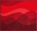 Badematte >HILLS< in rubin, 100% Polyacryl SUPERSOFT - 65x55x2cm (LxBxH)