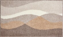 Badematte >HILLS< in taupe, 100% Polyacryl...