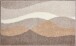 Badematte >HILLS< in taupe, 100% Polyacryl SUPERSOFT - 120x70x2cm (LxBxH)