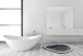 Badematte >LAKE< in silbergrau, 100% Polyacryl EXTRASOFT - 75x50x2,4cm (LxBxH)