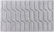 Badematte >VOGUE< in grau, 100% Baumwolle - 100x60x2,4cm (LxBxH)