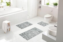 Badematte >LEONIE< in anthrazit - 60x50x1,5 (LxBxH)