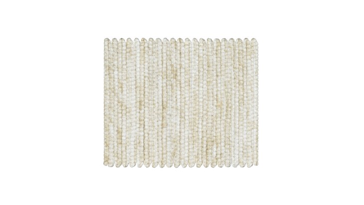Badematte >LEONIE< in beige - 60x50x1,5 (LxBxH)