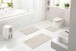 Badematte >LEONIE< in beige - 60x50x1,5 (LxBxH)