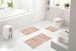 Badematte >LEONIE< in terracotta - 60x50x1,5 (LxBxH)