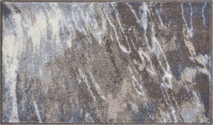 Badematte >MAGMA< in taupe, 100% Polyacryl - 100x60x2cm (LxBxH)