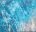 Badematte >MAGMA< in türkis, 100% Polyacryl - 60x50x2cm (LxBxH)
