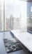 Badematte >MAGMA< in grau, 100% Polyacryl - 100x60x2cm (LxBxH)