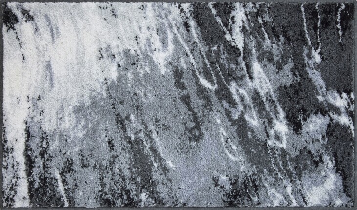 Badematte >MAGMA< in grau, 100% Polyacryl - 120x70x2cm (LxBxH)
