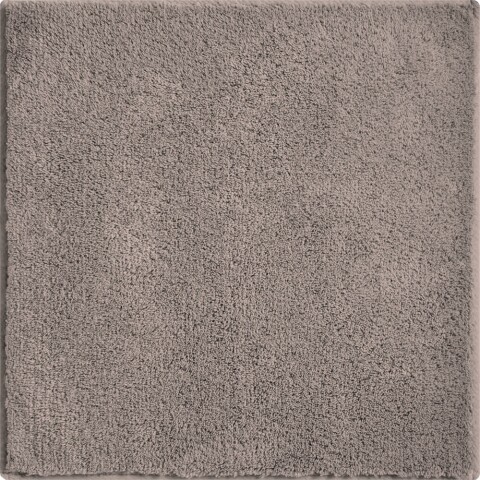 Badematte >MARLA< in taupe, 100% Baumwolle - 60x60x1,7cm (LxBxH)