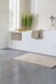 Badematte >MARLA< in natur, 100% Baumwolle - 90x60x1,7cm (LxBxH)
