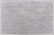 Badematte >MARLA< in grau, 100% Baumwolle -...