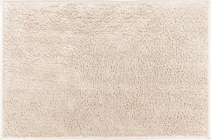 Badematte >MARLA< in natur, 100% Baumwolle - 140x80x1,7cm (LxBxH)