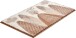Badematte >MOUNTAINS< in beige, 100% Polyacryl SUPERSOFT - 140x80x1,7cm (LxBxH)