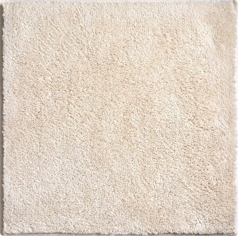 Badematte >MARLA< in natur, 100% Baumwolle - 60x60x1,7cm (LxBxH)