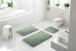 Badematte >MAYRA< in green, 100% Polyacryl SUPERSOFT - 100x60x1,8cm (LxBxH)