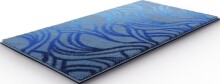 Badematte >MAYRA< in blue, 100% Polyacryl SUPERSOFT - 120x70x1,8cm (LxBxH)