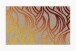 Badematte >MAYRA< in orange, 100% Polyacryl SUPERSOFT - 120x70x1,8cm (LxBxH)