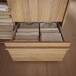 Drehtürenschrank >ARANK< in Mauvella Eiche Dekor / Sand - 93,1x200,1x58,7cm (BxHxT)