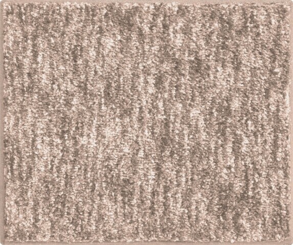 Badematte >MIRAGE< in taupe, 100% Polyester POWERSOFT - 60x50x2,7cm (LxBxH)